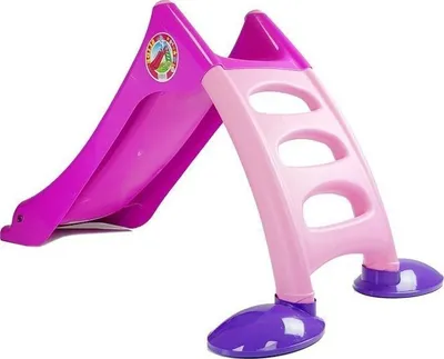 Rrëshqitëse kopshti Lean Toys Slide Garden 424, për fëmijë, rozë vjollcë - 5