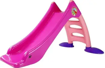 Rrëshqitëse kopshti Lean Toys Slide Garden 424, për fëmijë, rozë vjollcë