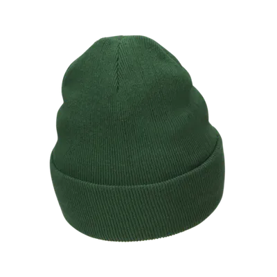 Kapelë beanie Nike NSW Utility Futura, pambuk, jeshile me të bardhë - 3