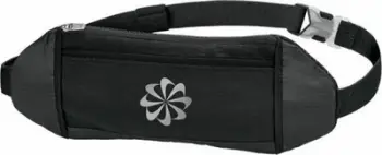 Çantë beli Nike Challenger Waist Pack, për vrapim, me xhepa me zinxhir, e zezë