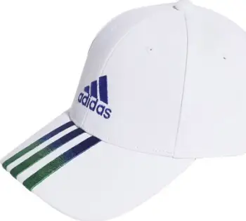 Kapelë bejsbolli Adidas Baseball 3S Fading, unisex, e bardhë