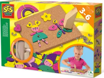Lodër farkëtimi SES Creative Hammer Tic Trendy 00927, set kreativ, shumëngjyrëshe