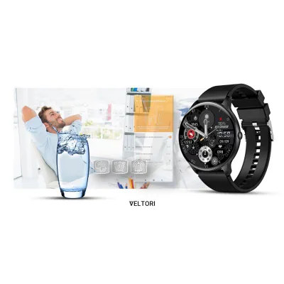 Smartwatch Veltori VT160-1, ekran 1.53", rrip silikoni, i zi - 11