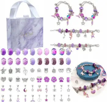 Set rruzullash Princess bead set 3174831_F, për bizhuteri, vjollcë