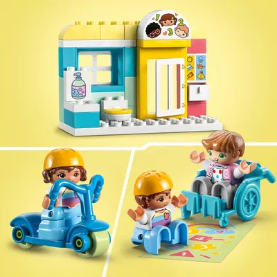 Lodra konstruktore LEGO Duplo Town Life in Kindergarten 10992, edukative, për fëmijë 2+ - 2
