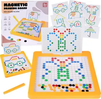 Pllakë edukative magnetike Jokomisiada ZA4738, me kapëse, shumëngjyrëshe