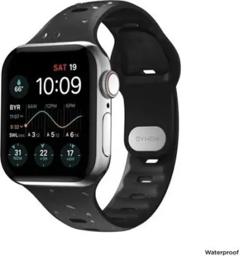 Byzylyk sportiv për smartwatch Nomad Sport Slim Band, 41mm 42mm, i zi