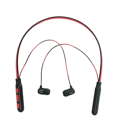 Kufje in-ear meanIT B11, bluetooth, zezë / kuqe - 1