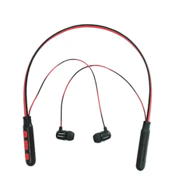 Kufje in-ear meanIT B11, bluetooth, zezë / kuqe