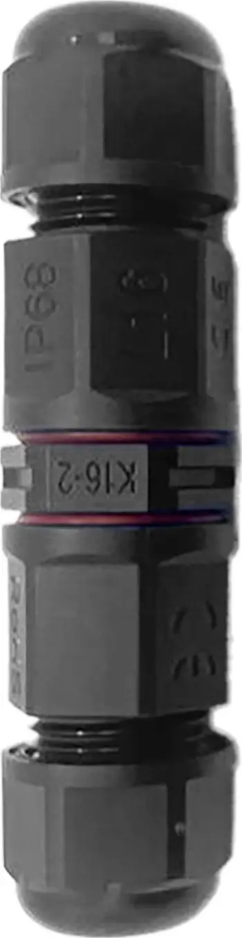 Lidhës kabllor MINI, i drejtë, IP68, 2x1.5mm², 400V 25A