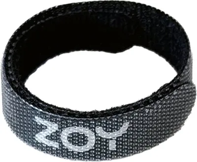 Organizues për kabllo ZOY Velcro, 0.5m, i zi - 1