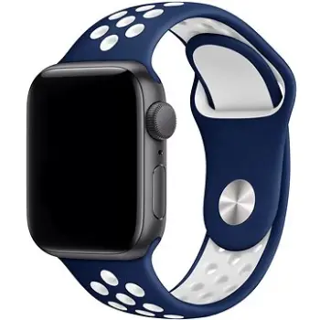Rrip orë Eternico Sporty për Apple Watch 42mm 44mm 45mm, Cloud White Blue