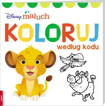 Liber vizatimi Disney Toddler Color According to the Code, aktivitete me ngjyrosje, per femije