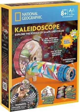 Lodër kaleidoskop 3D CubicFun, puzzle vizuale, shumëngjyrëshe
