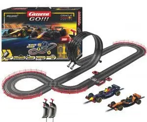Set loje pistë garash Carrera GO!!! Super Formula, shkalla 1:43, dy makina, shumëngjyrësh