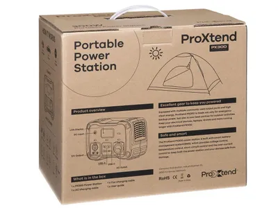 Stacion portativ energjie ProXtend PX-300WPS, 281Wh 300W, LCD, gri - 4