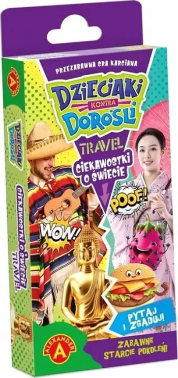 Loja tavoline Curiosities About The World Kids vs Adults Travel, familjare, edukative
