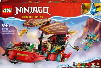 Set ndërtimi Lego Ninjago 71797 Destiny's Bounty, Dragons Rising, 9+, i kuq