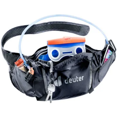 Çantë mesi Deuter Shortrail III, 3L, për vrapim dhe hiking, e zezë - 3