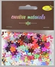 Sekuina dekorative Galeria Hobby Sequin Flowers 11mm, 20g, shumëngjyrëshe