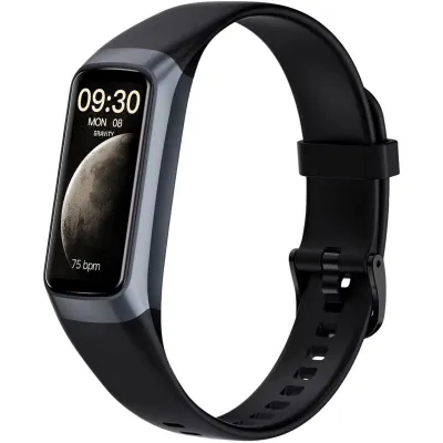 Ora inteligjente Gravity GT40-1, Bluetooth, rrip gome 19mm, e zezë - 3