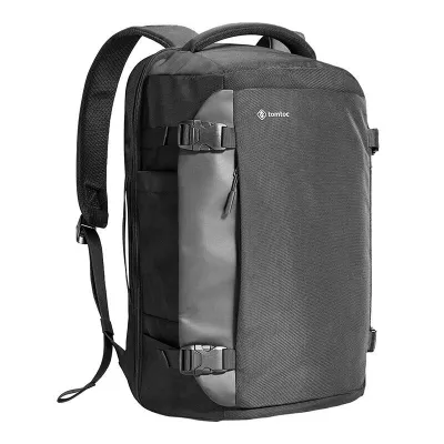Çantë shpine udhëtimi Tomtoc Navigator T66, 40L, për laptop 17", e zezë - 2