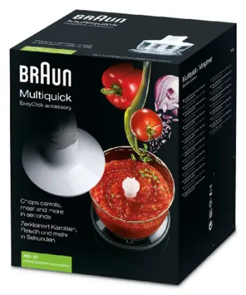 Aksesor grirës Braun MQ 30 Multiquick, 0.5L, EasyClick, i bardhë