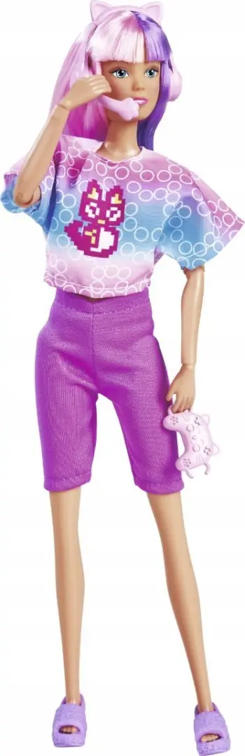 Kukull Simba Steffi Love Gamer Girl, me aksesorë gaming, për fëmijë 3+
