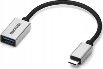 Adapter USB Marmitek 25008375, USB C në USB A, 0.15 m, argjendtë