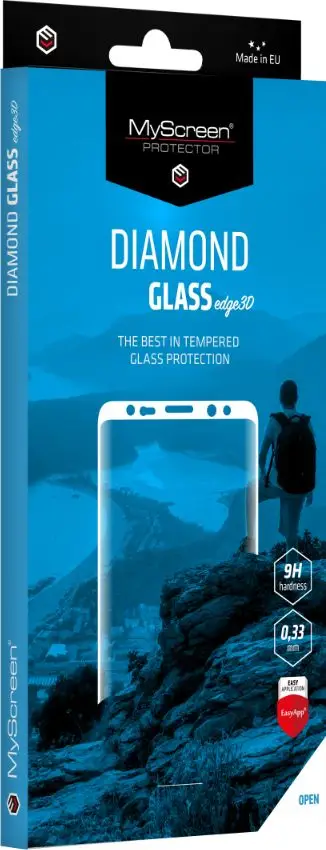 Xham mbrojtës MyScreen Protector MyScreen DIAMOND GLASS Edge 3D për Apple Watch 3, 42mm, me kornizë të zezë