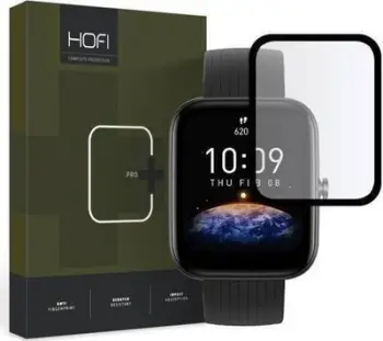 Xham mbrojtës Hofi Hybrid Pro Plus, për Amazfit Bip 3 Bip 3 Pro, hibrid, transparencë e lartë