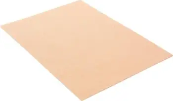 Fletë dekorative prej peli Penword, set 10 copë, 20x30cm, ngjyrë lëkure