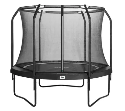Trampolinë kopshti Salta Premium Black Edition, rrjetë e brendshme, 305 cm, e zezë - 1
