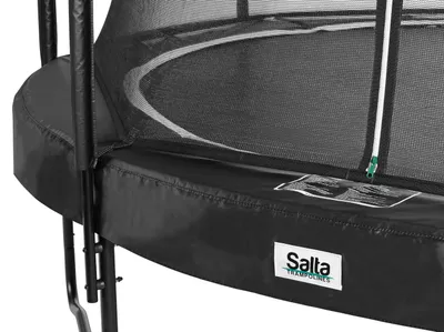 Trampolinë kopshti Salta Premium Black Edition, rrjetë e brendshme, 305 cm, e zezë - 4