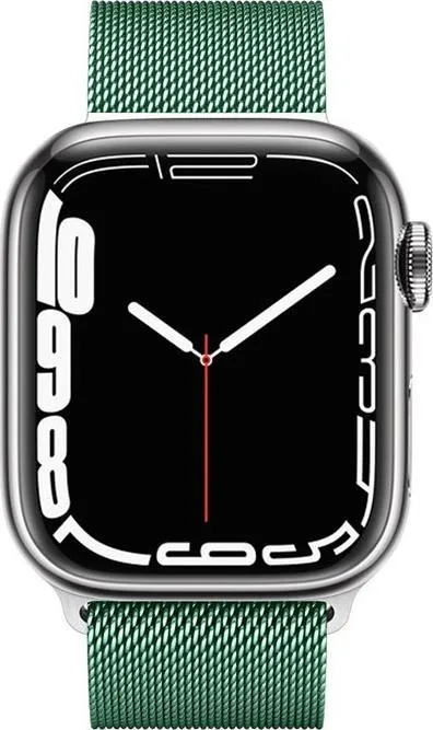 Rrip ore Crong Milano Steel, çelik inox, Apple Watch 38/40/41 mm, i gjelbër - 2