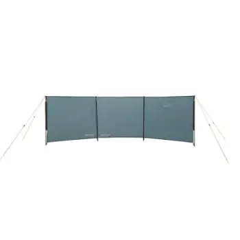 Mbrojtëse ere Easy Camp Wind And Visibility Protection, 3 panele, për kamping, gri e errët