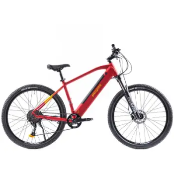Biçikletë elektrike Pegas Drumet Dynamic M, 29", 250W, kuq e verdhë