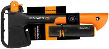 Sëpatë universale Fiskars X7, 35.5cm, 0.47kg, portokalli