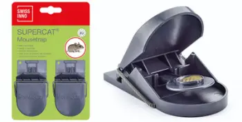 Kurth për minj Swissinno SuperCat, plastik, set 2 copë, i zi