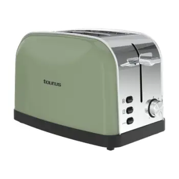 Toaster Taurus Vintage 2 Olive, 950W, 2 feta, ngjyrë ulliri
