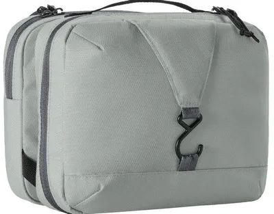 Çantë tualeti Eagle Creek Pack It Trifold, me grep varës, material rezistent ndaj ujit, gri - 1