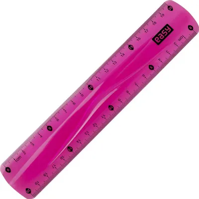 Set gjeometrik Flexible Easy, 20 cm, 3 elemente, rozë - 3