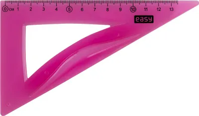 Set gjeometrik Flexible Easy, 20 cm, 3 elemente, rozë - 4