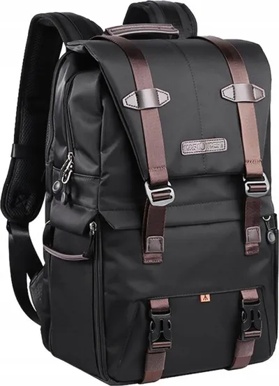 Shpinore fotografike K&F Concept Foto 20L KF13.092, për DSLR dhe laptop 15.6", e zezë - 1