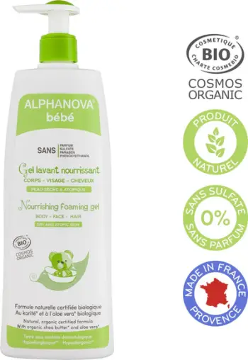 Xhel trupi Alphanova Bebe For Dry and Atopic skin, 500ml
