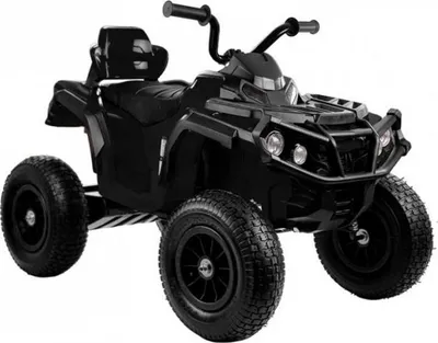 Katër-rrotak elektrik për fëmijë Lean Sport BDM0906, 12V, goma të fryra, i zi - 1