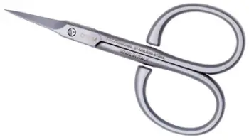 Gërshërë kutikule Osom Professional OSOMFA10, 9 cm, çelik inox, të harkuara, argjendi