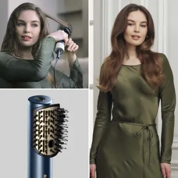 Kokë furçe flokësh BaByliss Air Wand Volumizing, për volum, 1 copë, ngjyrë ari