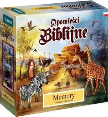 Loja kujtese Jawa Memory Biblical Stories, 18 palë letra, multikolor