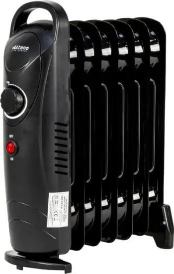 Ngrohës me vaj Voltano Oil Heater 7 Fin Mini, 700W, 7 elementë, i zi